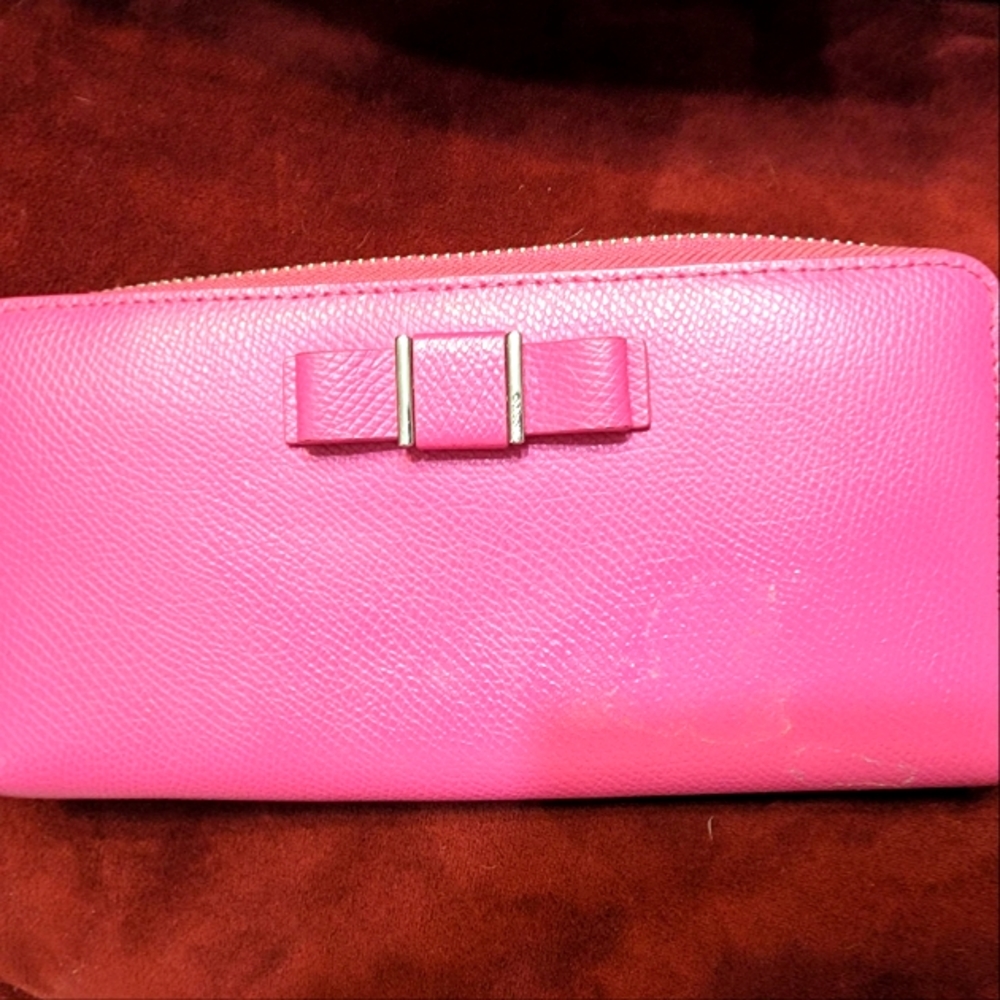 Coach zip around wallet